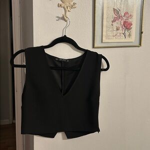 Zara Basic Black Top